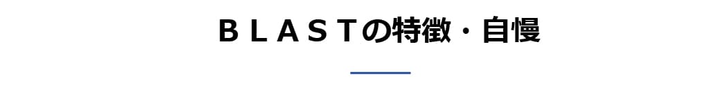 株式会社ブラストの特徴